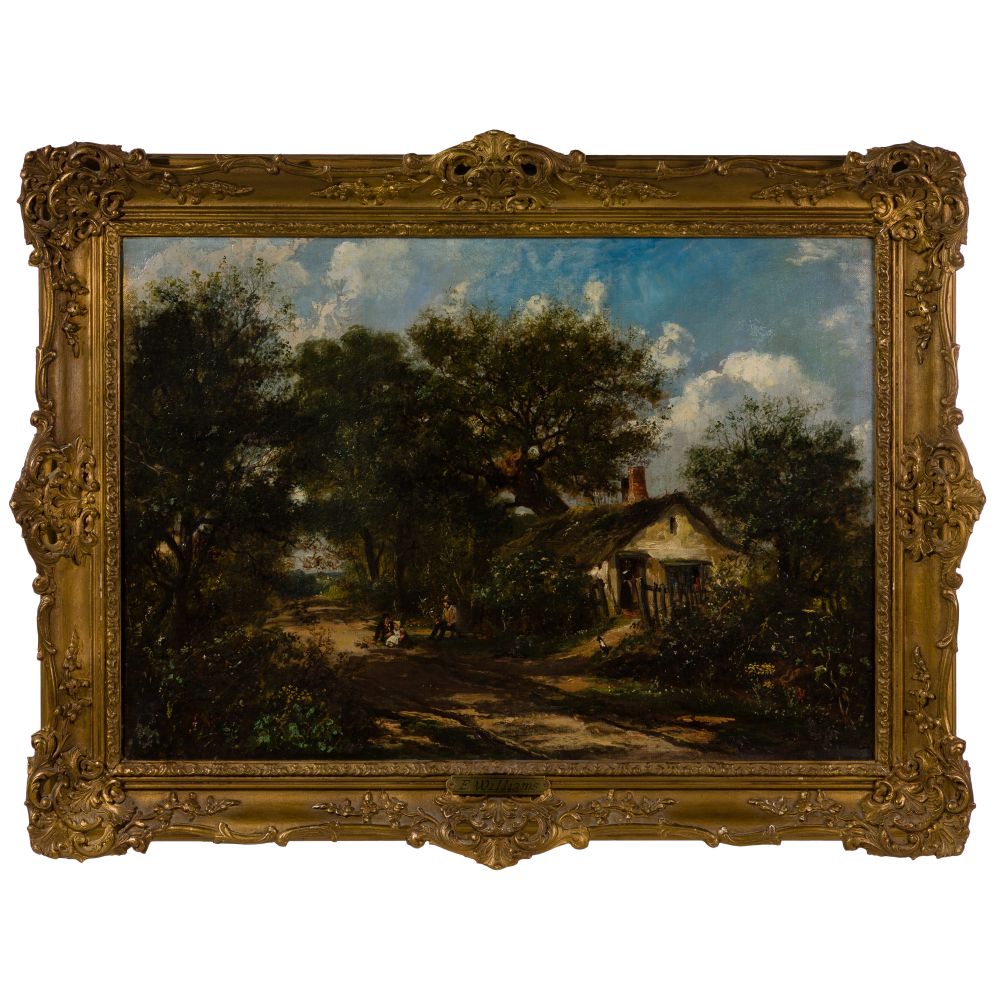 Appraisal: ATTRIBUTED TO EDWARD WILLIAMS ENGLISH - OIL ON CANVASUndated unsigned