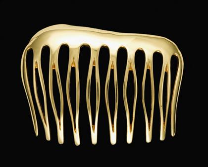 Appraisal: karat yellow gold hair comb Tiffany and Co contemporary In