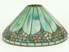 Appraisal: LAMP SHADE - Leaded slag glass lamp shade unsigned with