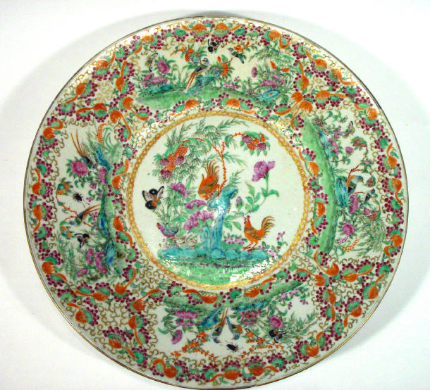 Appraisal: th Century Chinese famille rose porcelain charger the centre enamelled