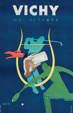 Appraisal: PAUL COLIN - VICHY MAI-OCTOBRE x inches x cm Wallon