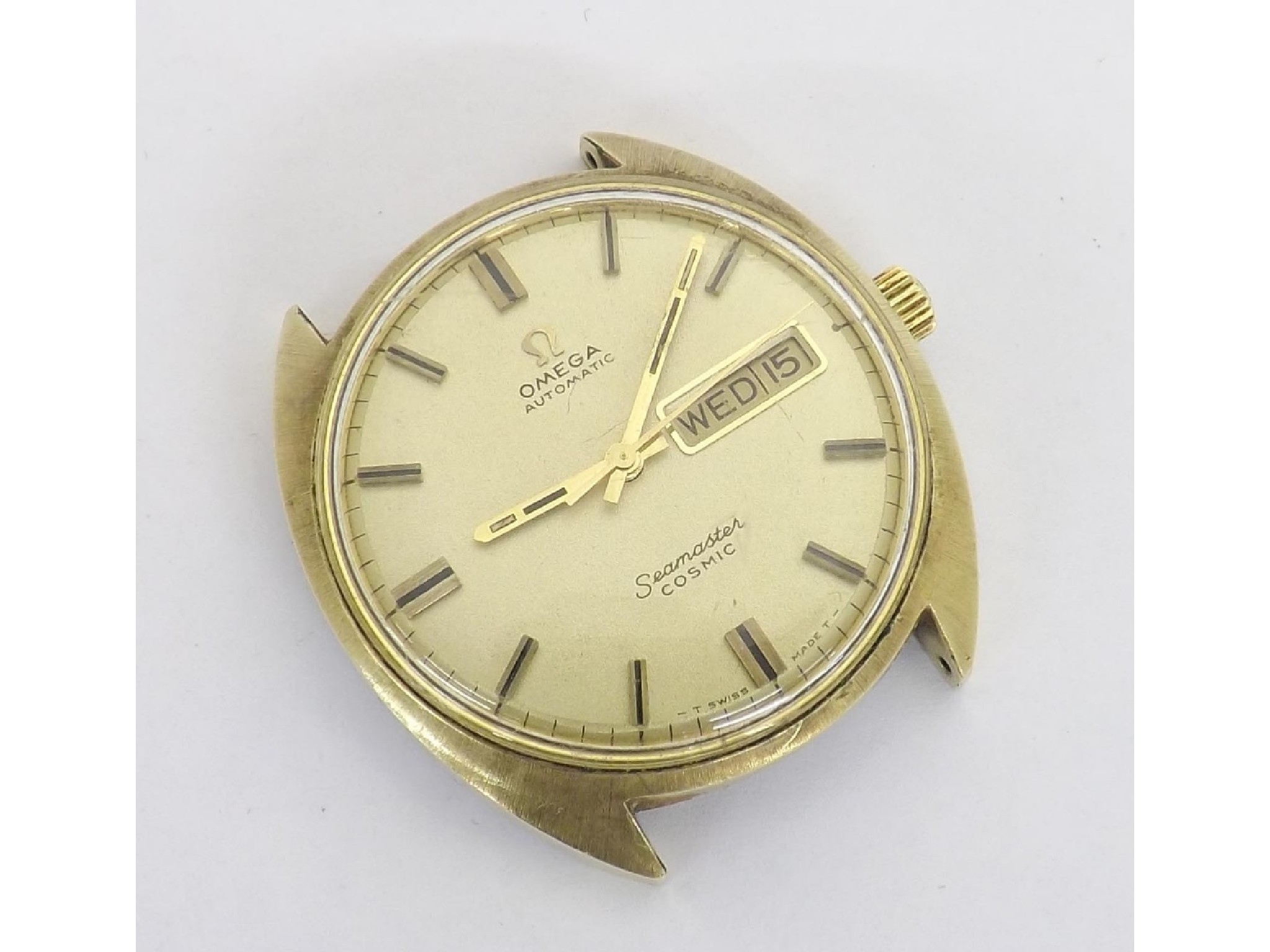 Appraisal: Omega Seamaster Cosmic automatic gold plated and stainless steel gentleman's