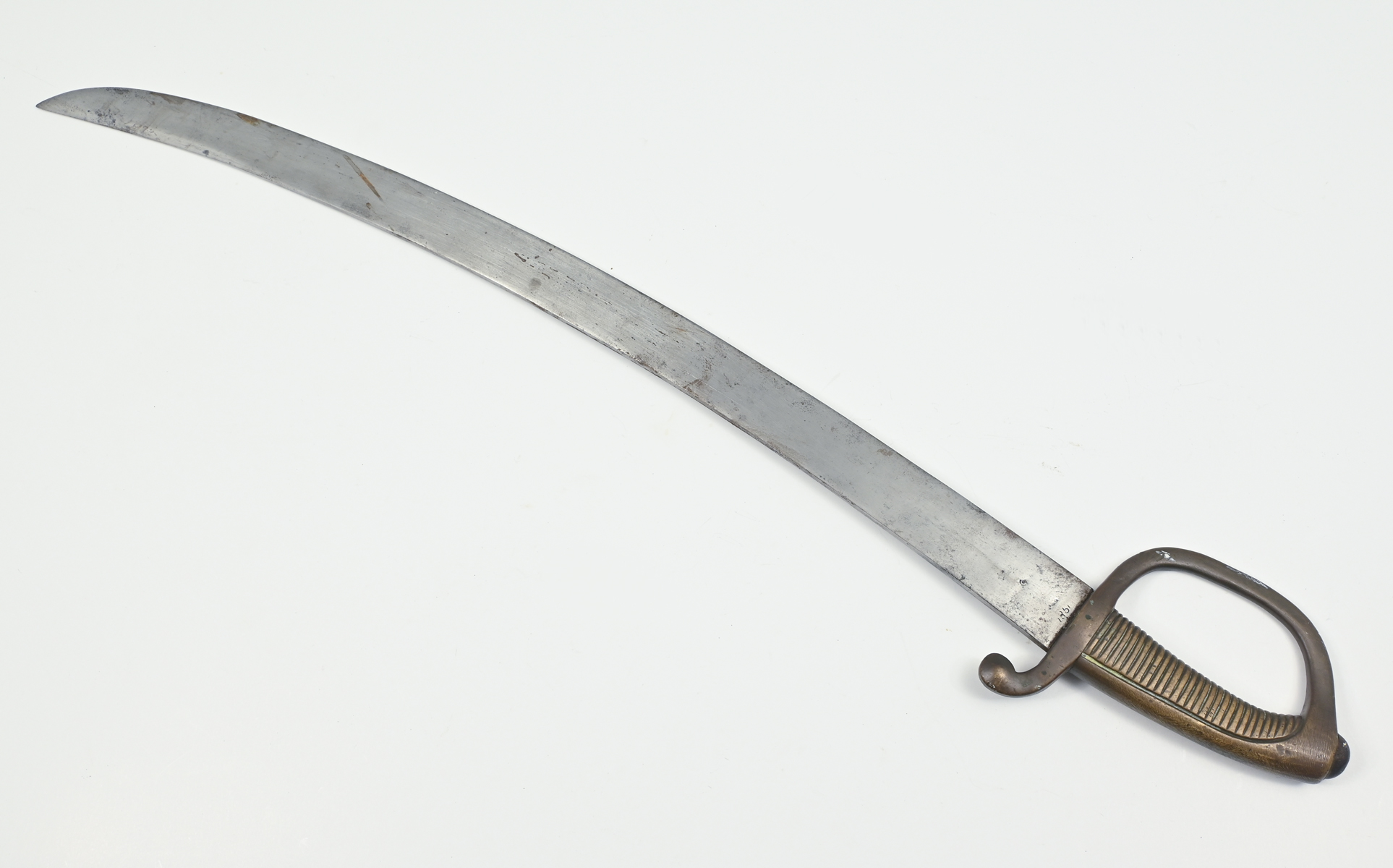 Appraisal: FRENCH TH CENTURY ARTILLERY SWORD Sold without scabbard impressed near