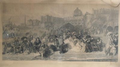 Appraisal: After William Powell Frith Life at the Sea-Side Engraving by