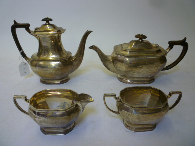 Appraisal: A FOUR PIECE TEA AND COFFEE SERVICE maker Charles Boyton