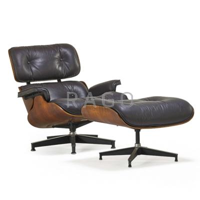 Appraisal: CHARLES EAMES - RAY EAMES - HERMAN MILLER Lounge chair