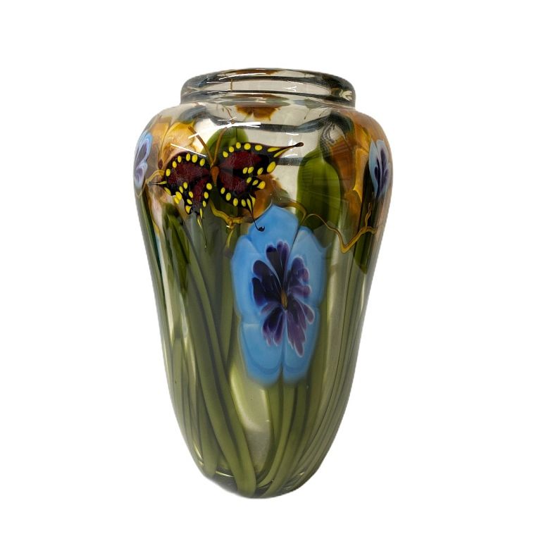 Appraisal: Artist Unknown Murano Flower Vase Artist Unknown Murano Flower Vase