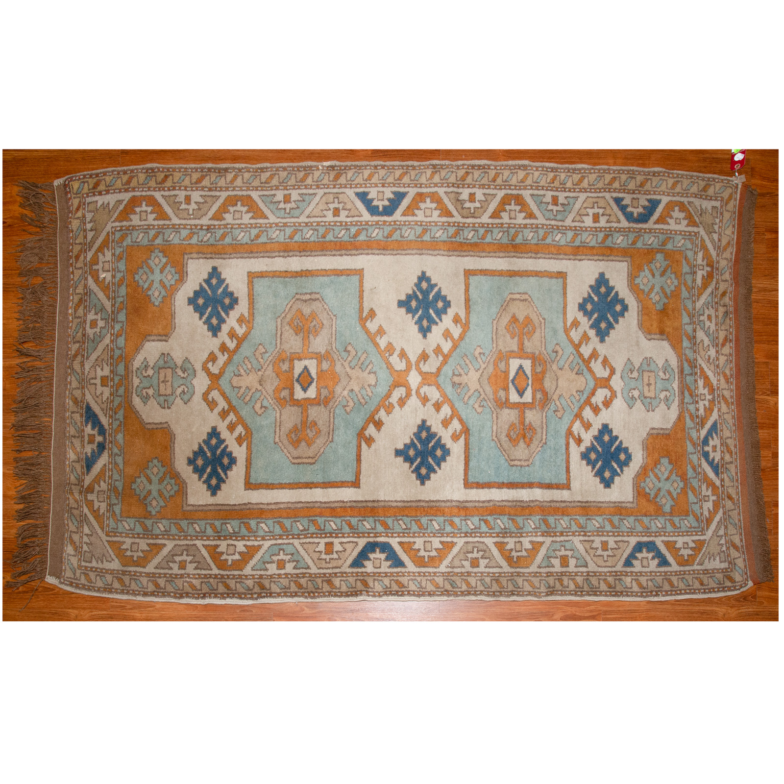 Appraisal: MILAS RUG TURKEY X Fourth quarter- th century hand-knotted wool