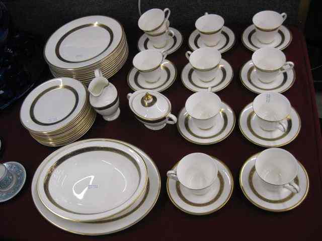 Appraisal: pc Royal Doulton ''Harlow'' China Service for with servers elaborate