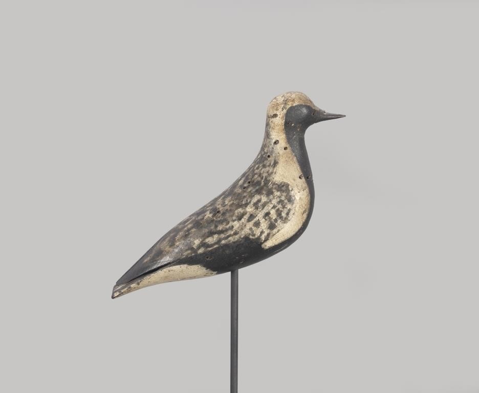 Appraisal: Massachusetts c in long A featherlight hollow shorebird decoy Original