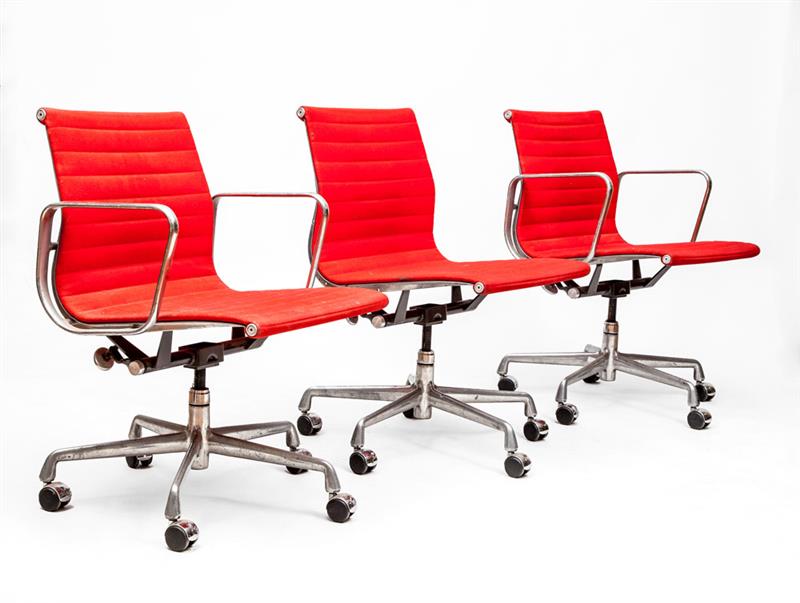 Appraisal: CHARLES AND RAY EAMES FOR HERMAN MILLER ALUMINUM GROUP THREE