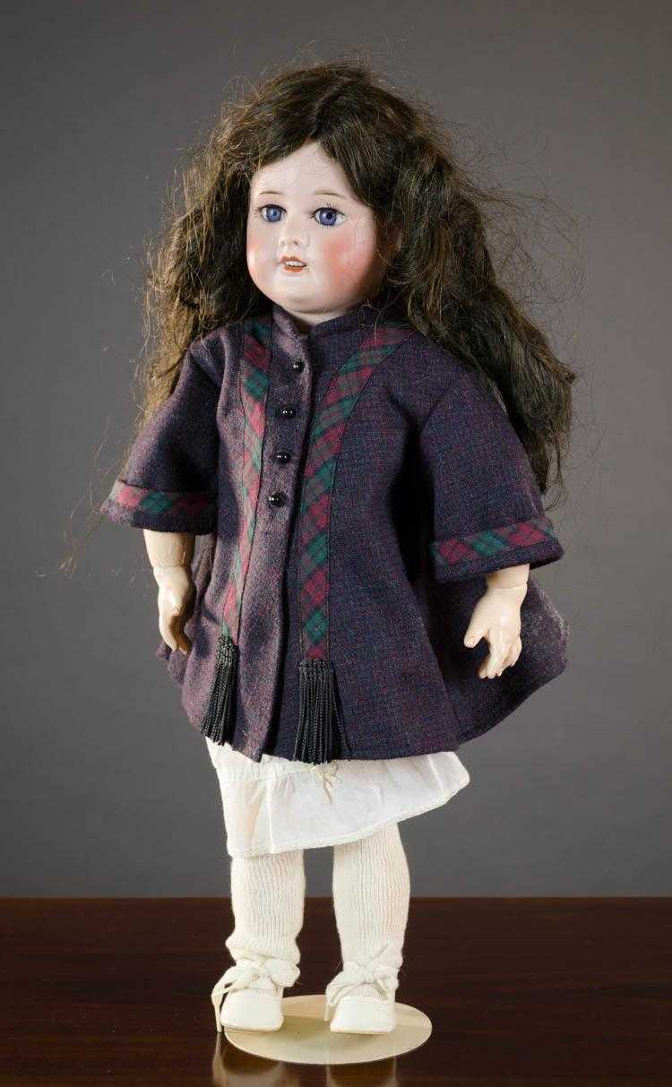 Appraisal: A FRENCH S F B J BISQUE HEAD GIRL DOLL