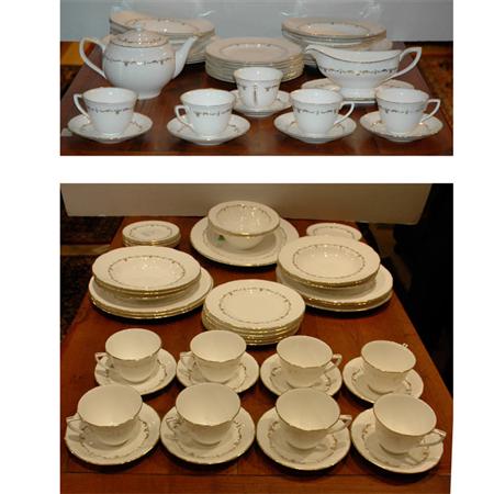 Appraisal: Royal Worcester Gilt Decorated Partial Dinner Service Estimate -