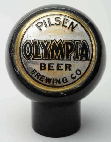 Appraisal: Olympia Beer Tap Knob Scratching and wear to face and