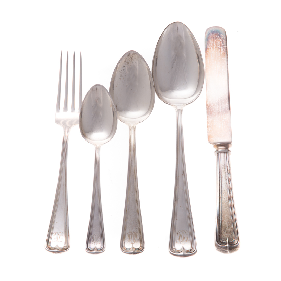 Appraisal: Dominick Haff sterling silver -pc flatware in the Lexington pattern