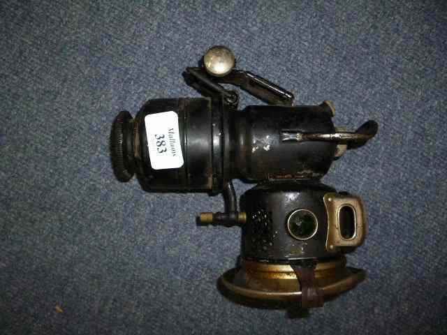 Appraisal: AN OLD P H LTD CARBIDE BIKE LAMP