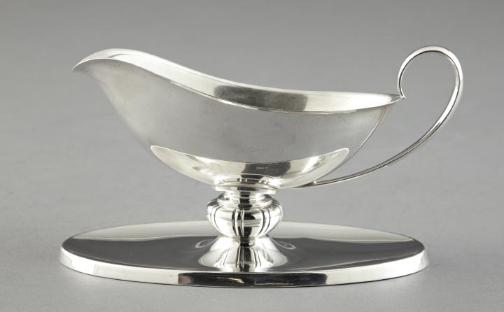 Appraisal: Handsome Reed and Barton Sterling Silver Gravy Boat second quarter