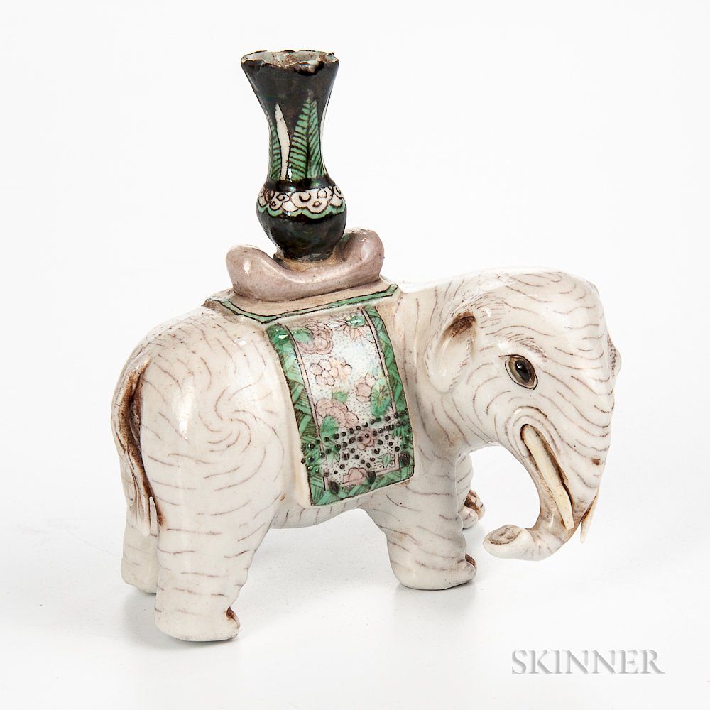 Appraisal: Export Famille Verte Elephant Export Famille Verte Elephant China th