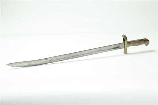 Appraisal: SABER BAYONET WITH SCABBARD Unmarked fits a Model Harpers Ferry