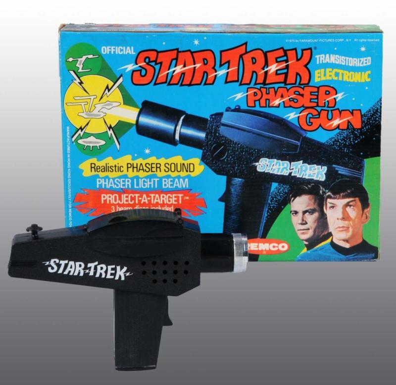 Appraisal: Remco Star Trek Toy Phaser Gun Description Includes original box