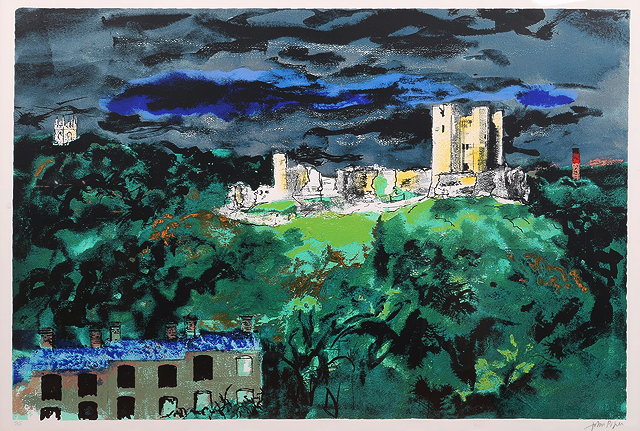 Appraisal: John Piper British - Conisbrough Castle South Yorkshire Levinson signed