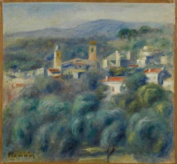 Appraisal: RENOIR PIERRE AUGUSTE Limoges - Cagnes Cros-de-Cagnes Oil on canvas