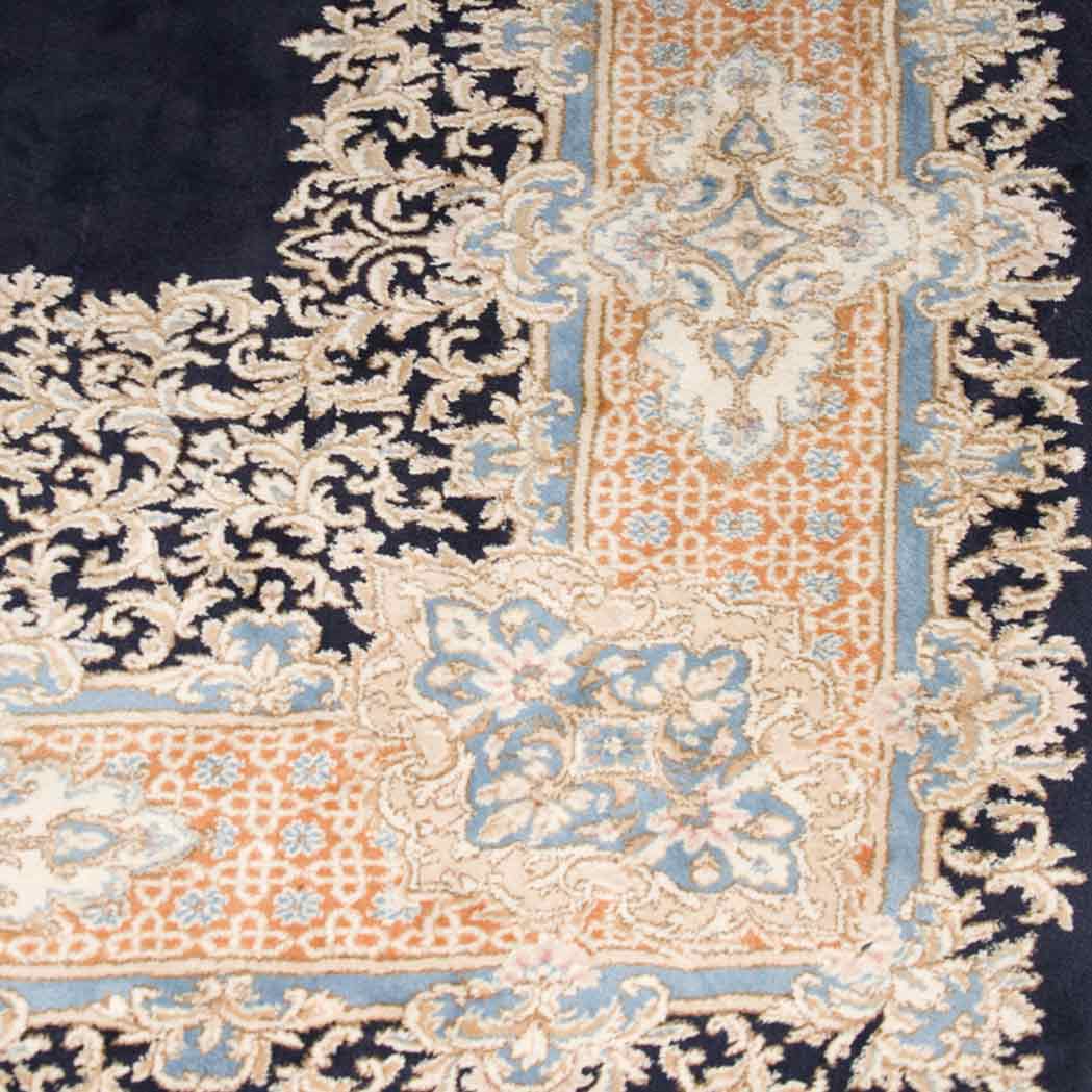 Appraisal: Kirman Carpet Southeast Iran mid th century The open midnight