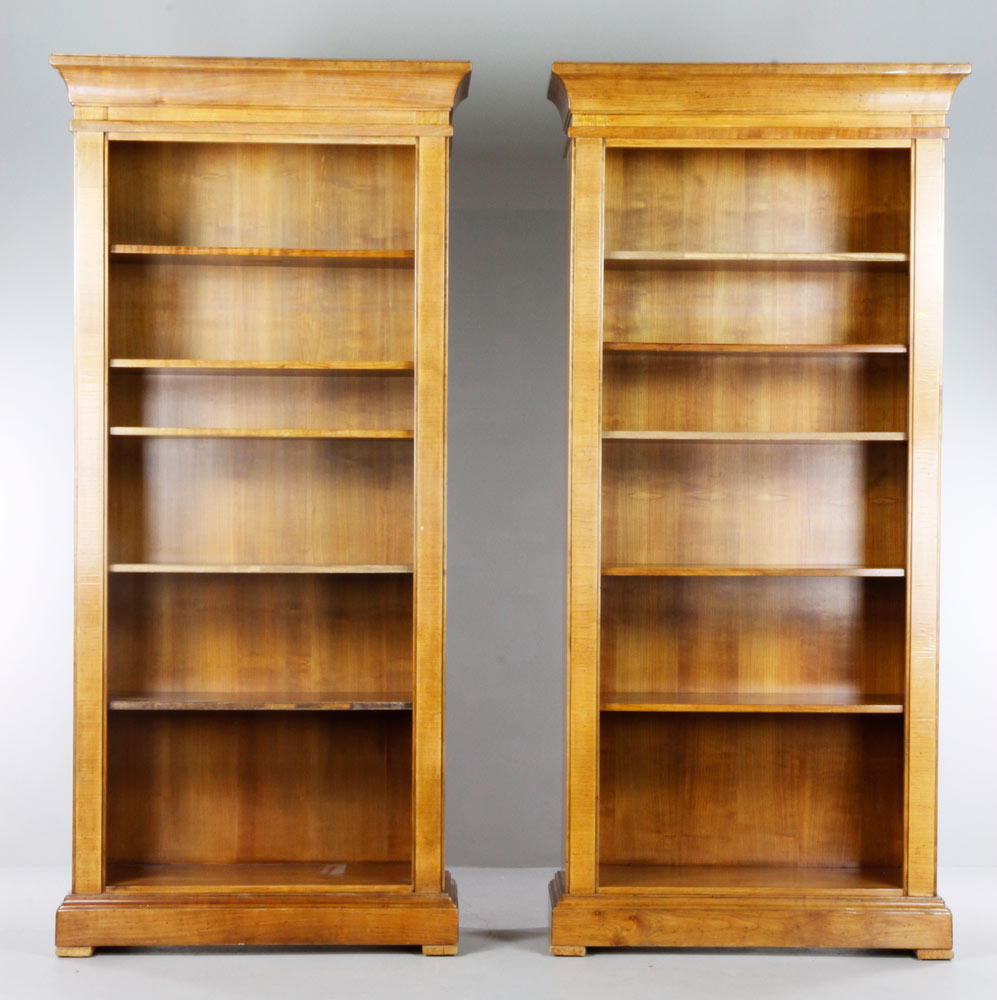 Appraisal: - Pair of th C Bookcases Pair of th century