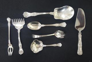 Appraisal: Antique Gorham Sterling Serving Pieces Antique Gorham Sterling Serving Pieces