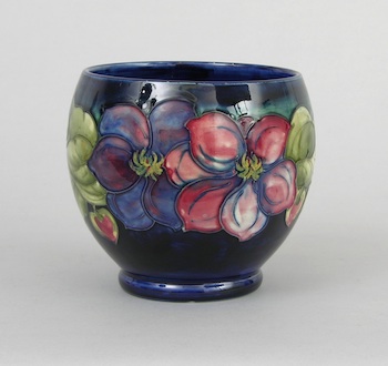 Appraisal: A Moorcroft Glazed Ceramic Bowl ca - A beautiful deep