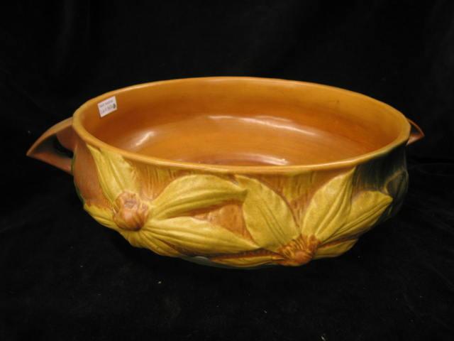 Appraisal: Roseville Art Pottery Planter Clematis brown -