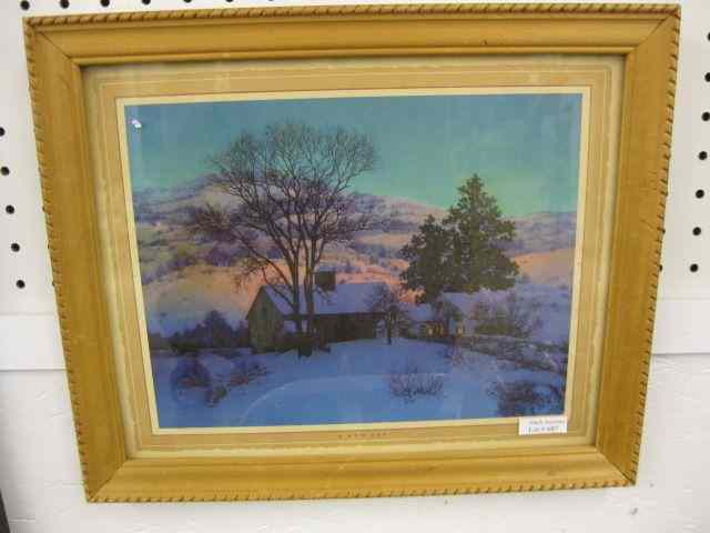 Appraisal: Maxfield Parrish Print ''A New Day'' '' x '' a