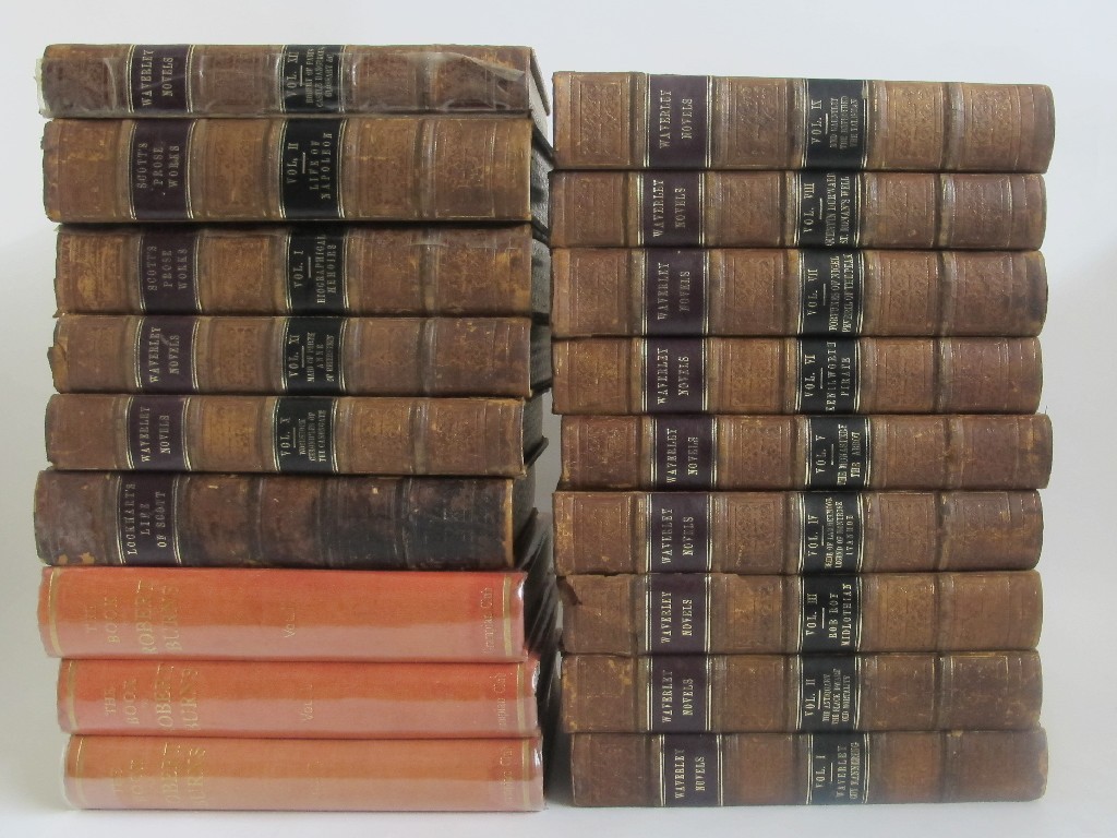 Appraisal: Scott Sir Walter Waverley Novels vols Lockhart J G Memoirs