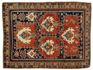 Appraisal: ANTIQUE SHIRVAN RUG SOUTH CAUCASUS ANTIQUE SHIRVAN RUG SOUTH CAUCASUS