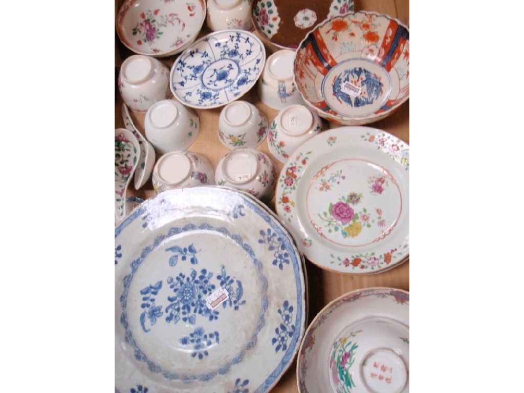 Appraisal: A quantity of Chinese export ware mostly thC