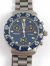 Appraisal: A gent's Tag Heuer stainless steel F chronograph wristwatch model