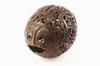 Appraisal: SAILOR CARVED COCONUT COIN BANK - Fully Reticulated Carved Coconut