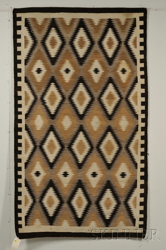 Appraisal: Navajo Eye Dazzler Rug Wool Southwestern United States s- s