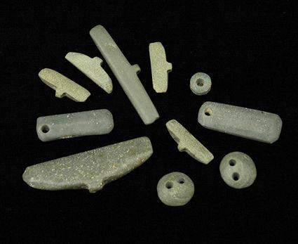 Appraisal: Eleven Pre-Columbian Stone Pendants