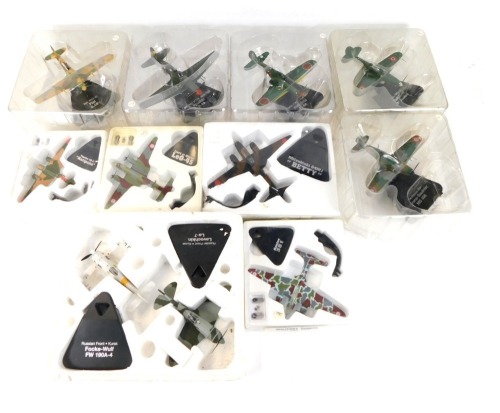 Appraisal: A group of diecast aeroplane models comprising The Russian Front