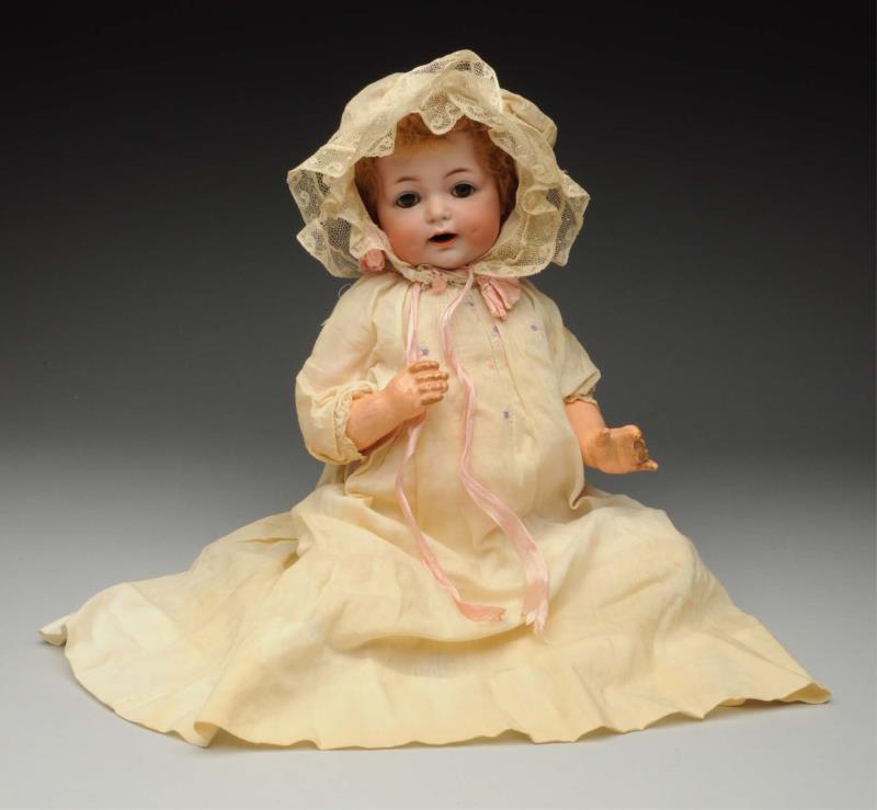 Appraisal: Happy K R Character Baby Doll German bisque socket head