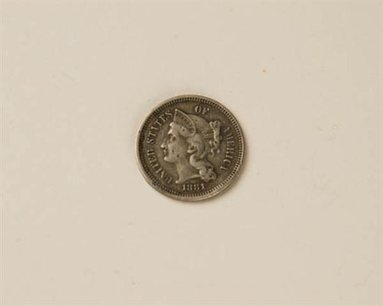 Appraisal: Nickel Three Cent Piece