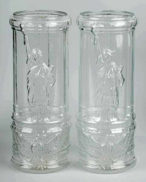 Appraisal: Lot of Pre Statue of Liberty Vases Condition Near Mint