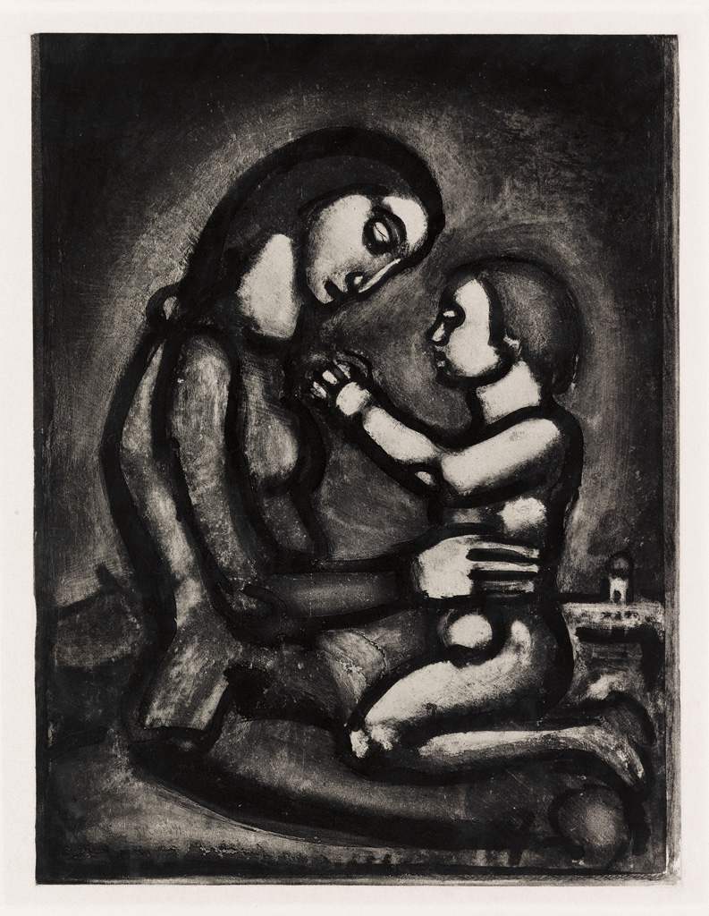 Appraisal: GEORGES ROUAULT Bella matribus detestata Etching aquatint and roulette x