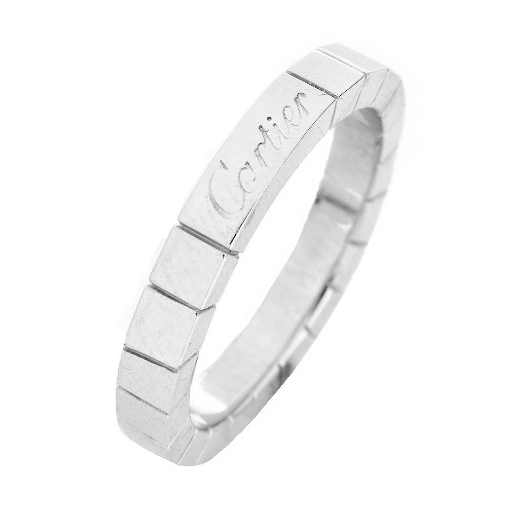 Appraisal: Cartier K White Gold Laniere Ring Cartier Karat White Gold