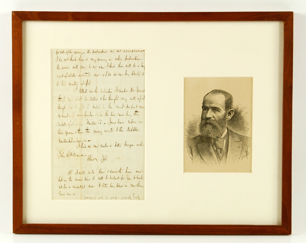 Appraisal: - Letter from Jay Gould Letter from Jay Gould railroad