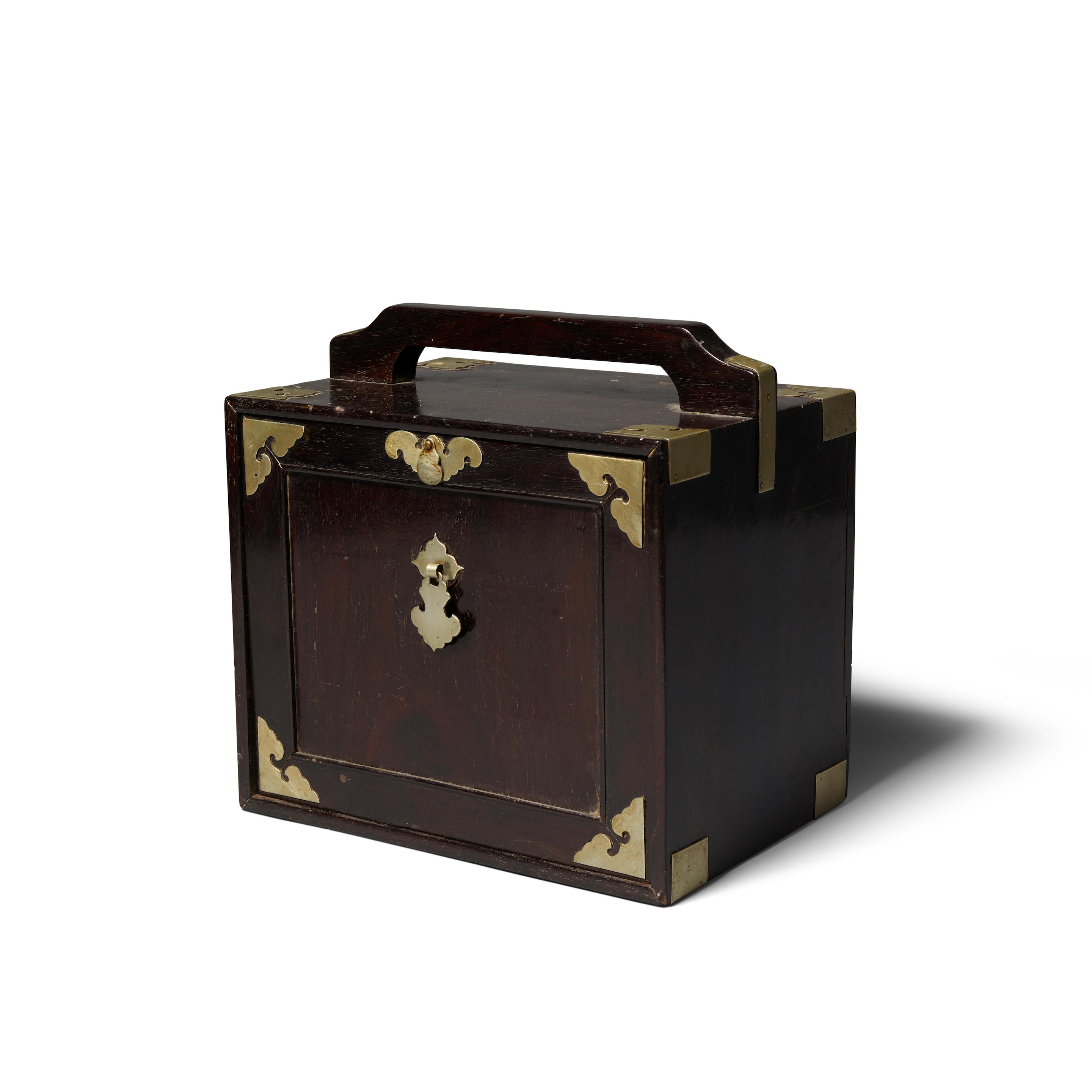 Appraisal: A HARDWOOD SEAL CHEST Republic period Republic period The chest