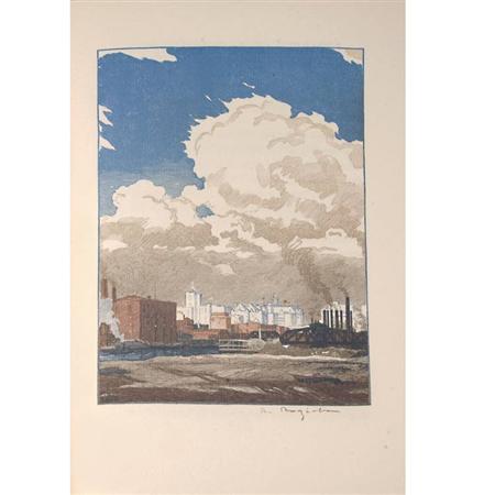 Appraisal: EATON WALTER PRICHARD New York A series of wood engravings