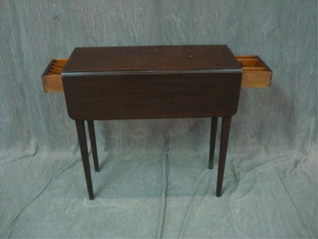 Appraisal: Drawer Mahogany Pembroke Table From a Bronxville NY estate Dimensions