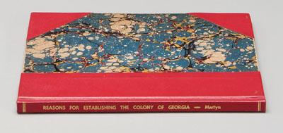 Appraisal: Benjamin Martyn Georgia Colony Reasons for Establishing the Colony of